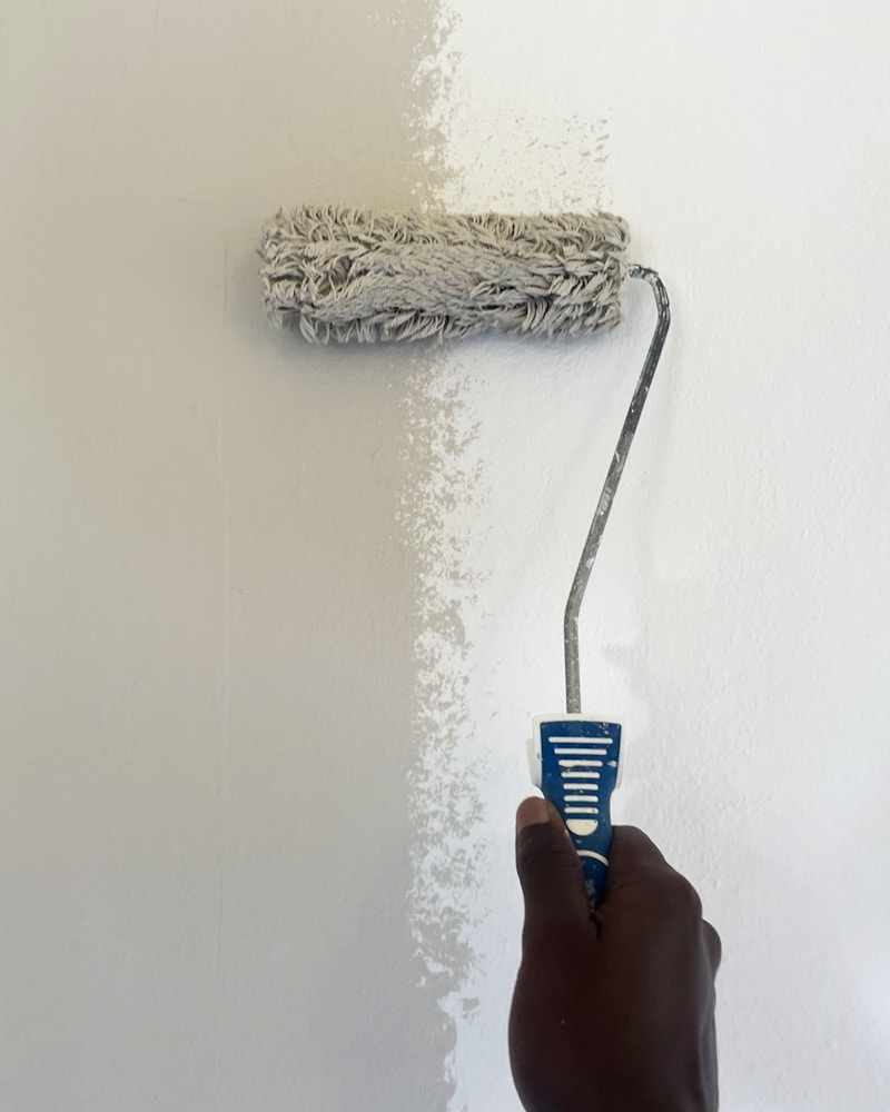 Pintor trabajando